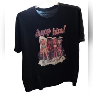 Bratz Dump Him Black T Shirt SIZE  XL